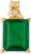 Kenneth Jay Lane Crystal Bird Pin
