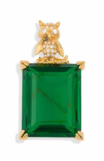 Kenneth Jay Lane Crystal Bird Pin