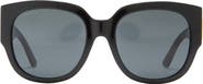 Gucci 55mm Square Sunglasses