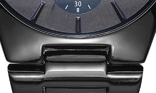 Geoffrey Beene Blue Sapphire Chronograph Bracelet Watch, 42mm In Gray