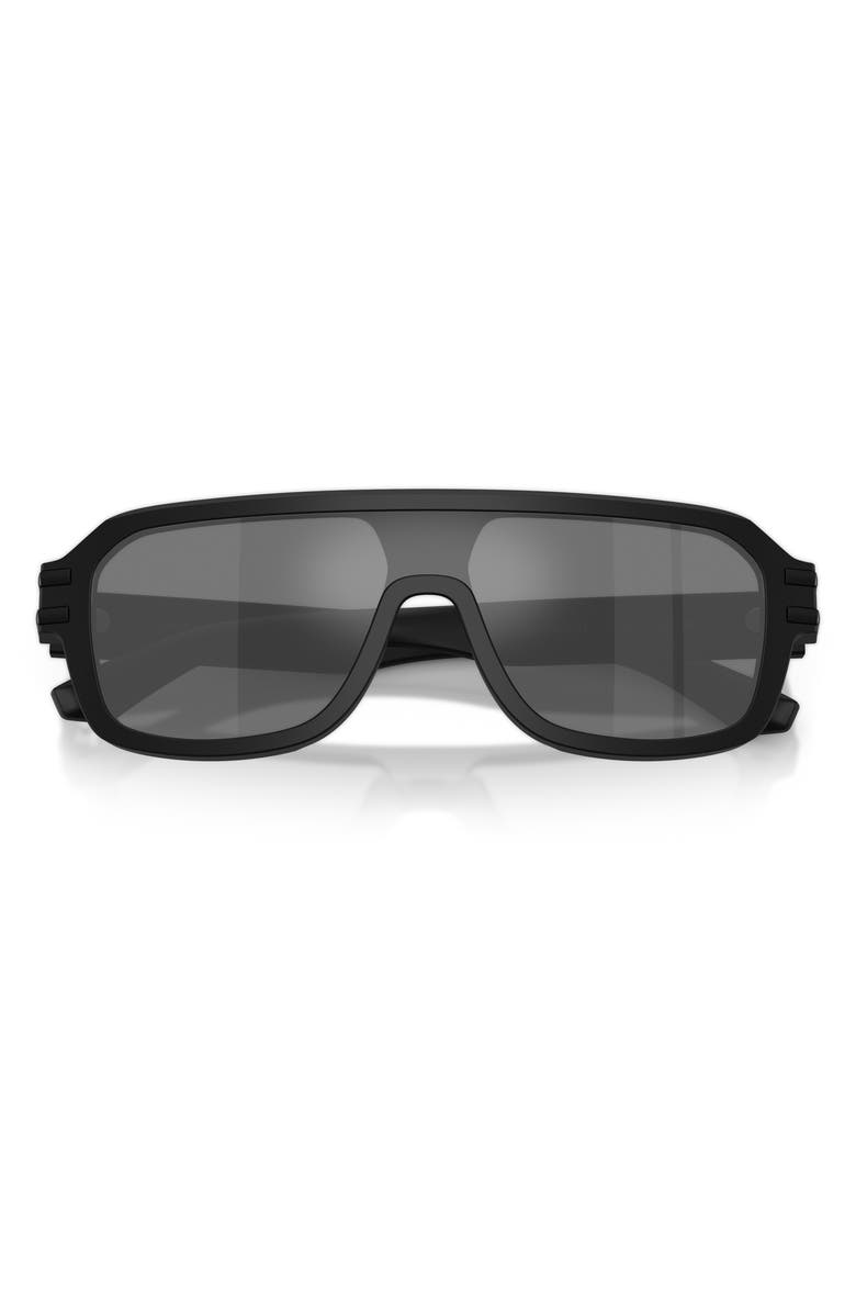 Dolce&Gabbana 127mm Pilot Sunglasses, Alternate, color, Matte Black / Grey Black