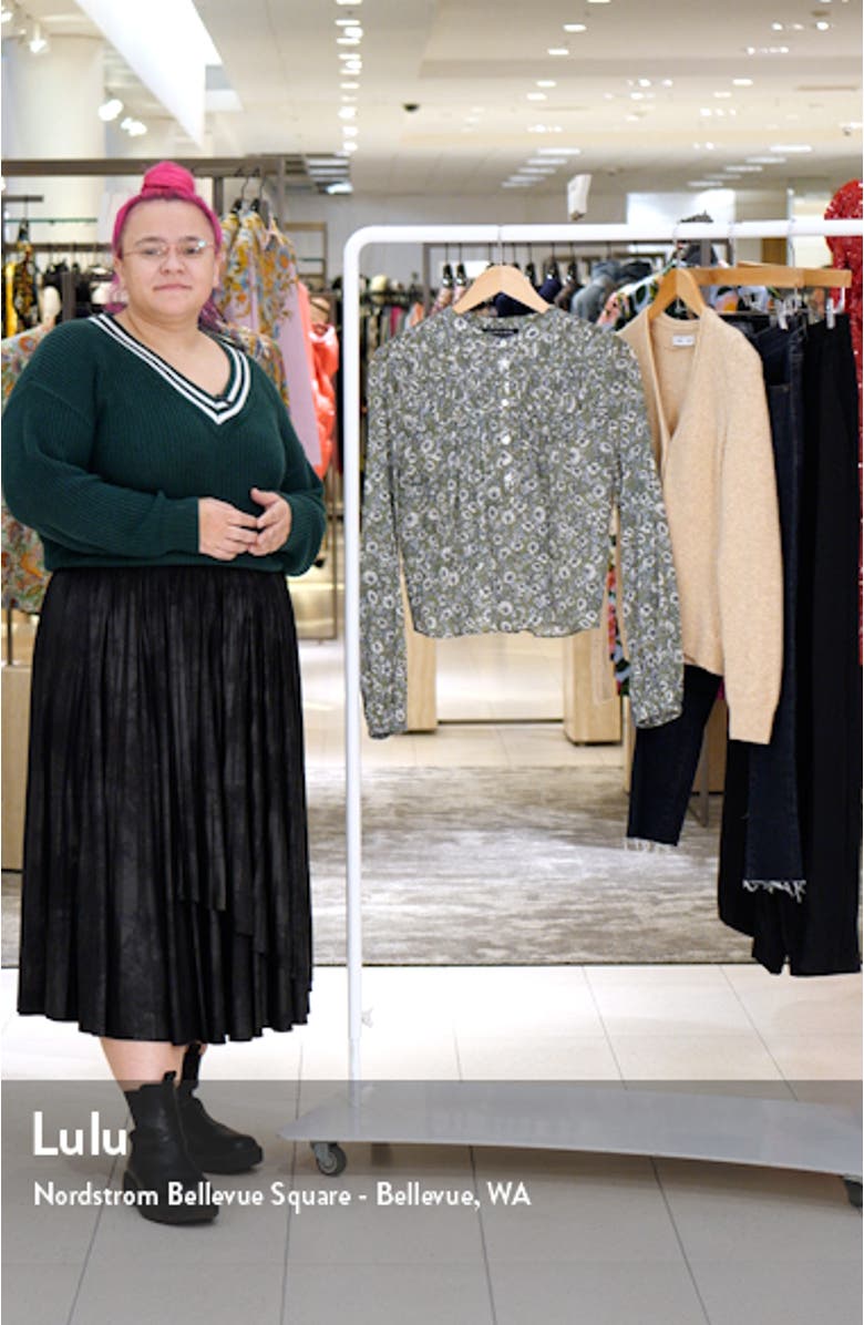 Bonalie Print Smocked Top, sales video thumbnail