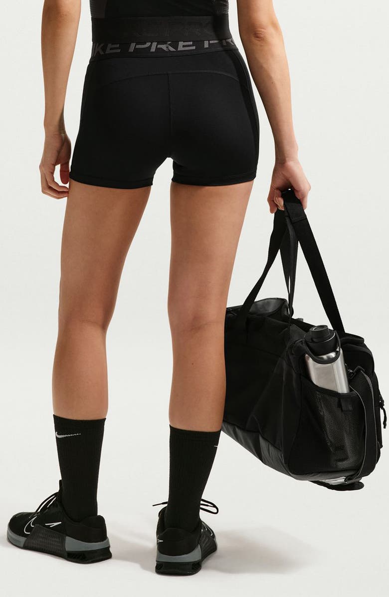 Nike Pro Sculpt Mid-Rise Biker Shorts, Alternate, color, Black/ Black/ Iron Grey