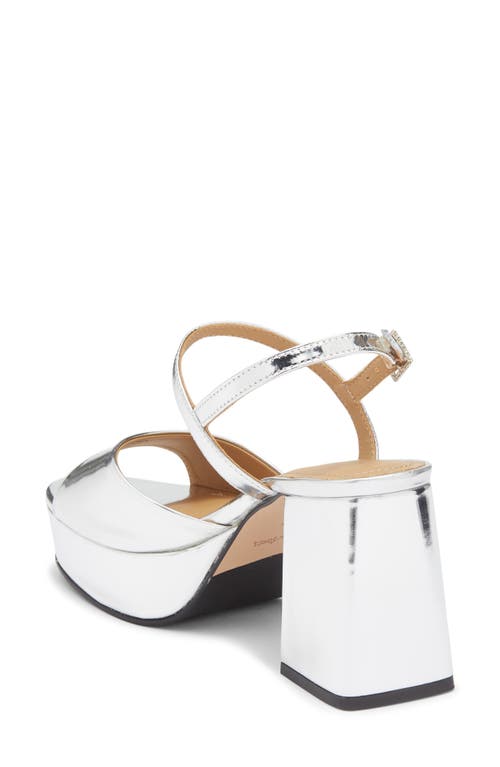 & Other Stories Hortense Platform Sandal In Silver