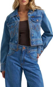 Wrangler Super Cropped Denim Jacket