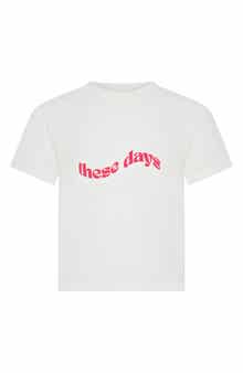 TINY TRIBE Kids' These Days Cotton Graphic T-Shirt
