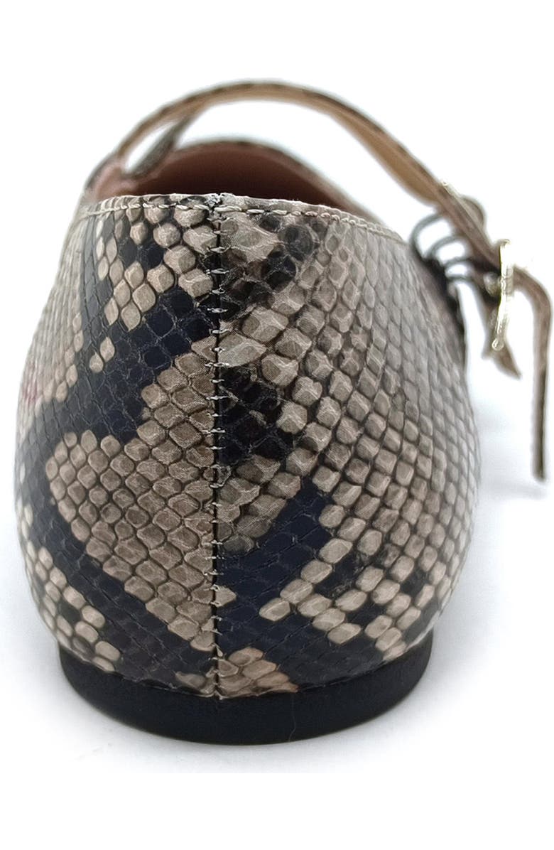 Kenneth Cole Mackenzie Mary Jane Flat, Alternate, color, Taupe Snake