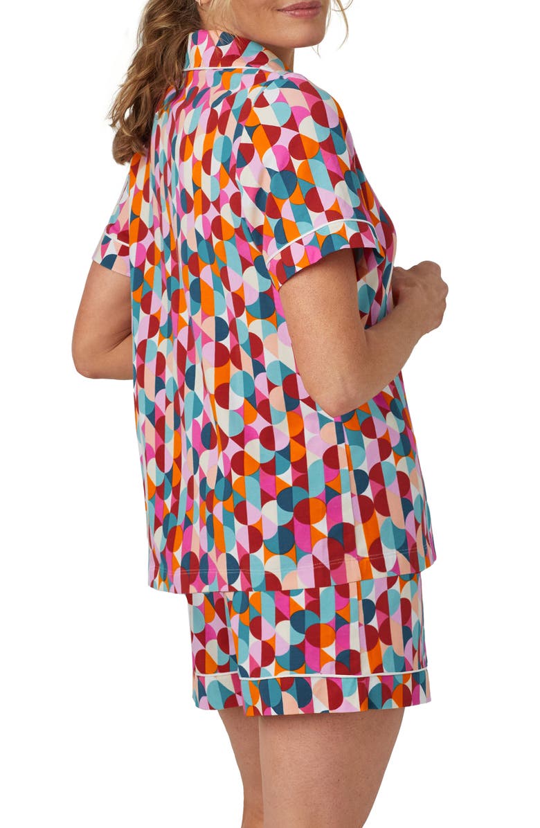 BedHead Pajamas x Trina Turk Print Stretch Organic Cotton Short Pajamas, Alternate, color,