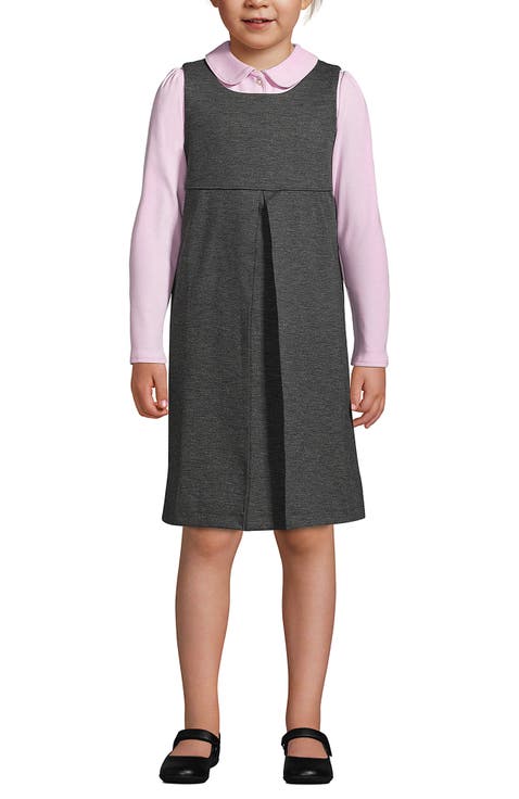 Girls Ponte Pleat Jumper