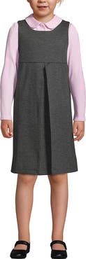Lands' End Girls Ponte Pleat Jumper