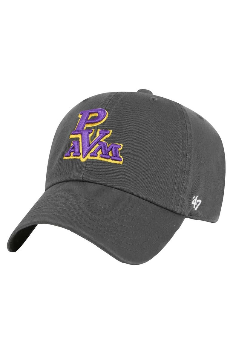 '47 Men's '47 Charcoal Prairie View A&M Panthers Side & Back Clean Up Adjustable Hat, Alternate, color, Charcoal
