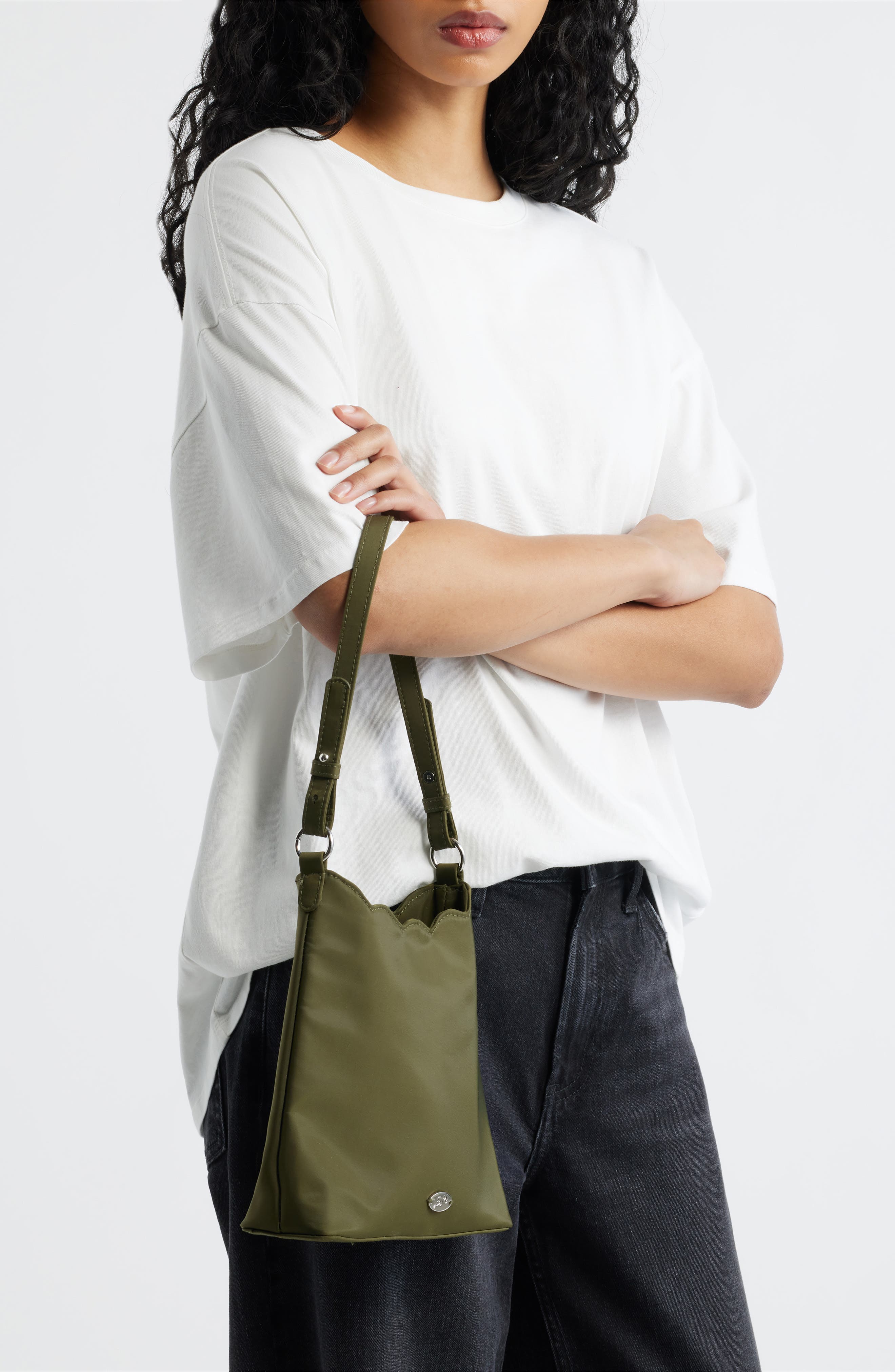 Damson Madder Lorelai Shoulder Bag, Alternate, color, Olive