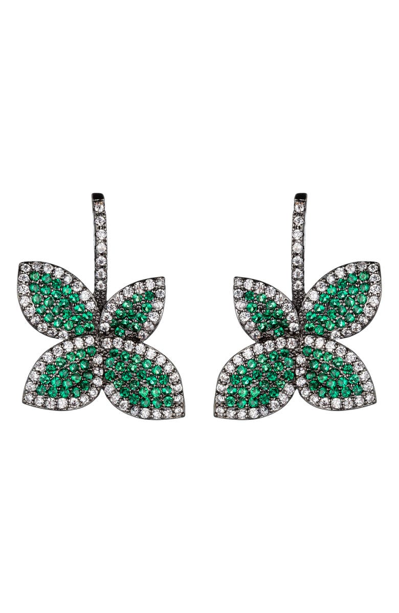 EYE CANDY LOS ANGELES Maja Cubic Zirconia Drop Earrings, Main, color,