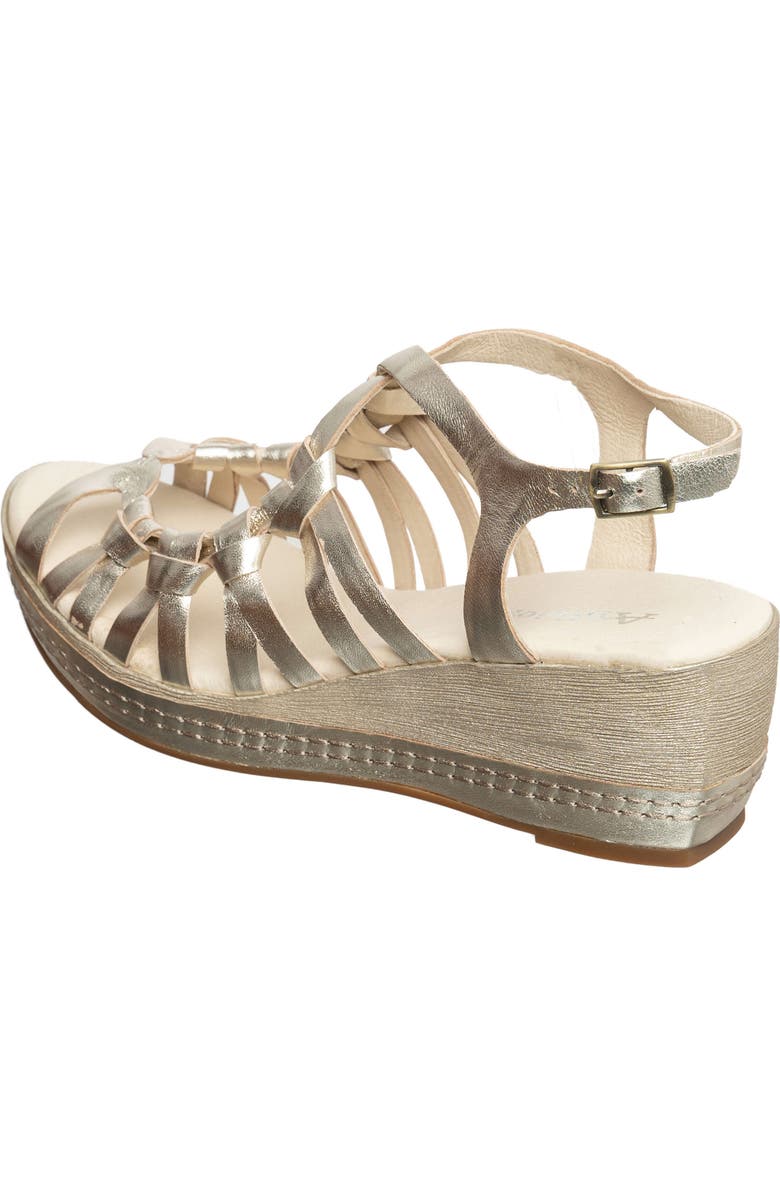 ANTELOPE Genna Platform Wedge Sandal, Alternate, color, Gold