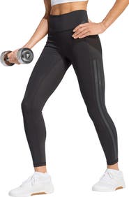 adidas Optime Training 3-Stripes 7/8 High Waist Leggings