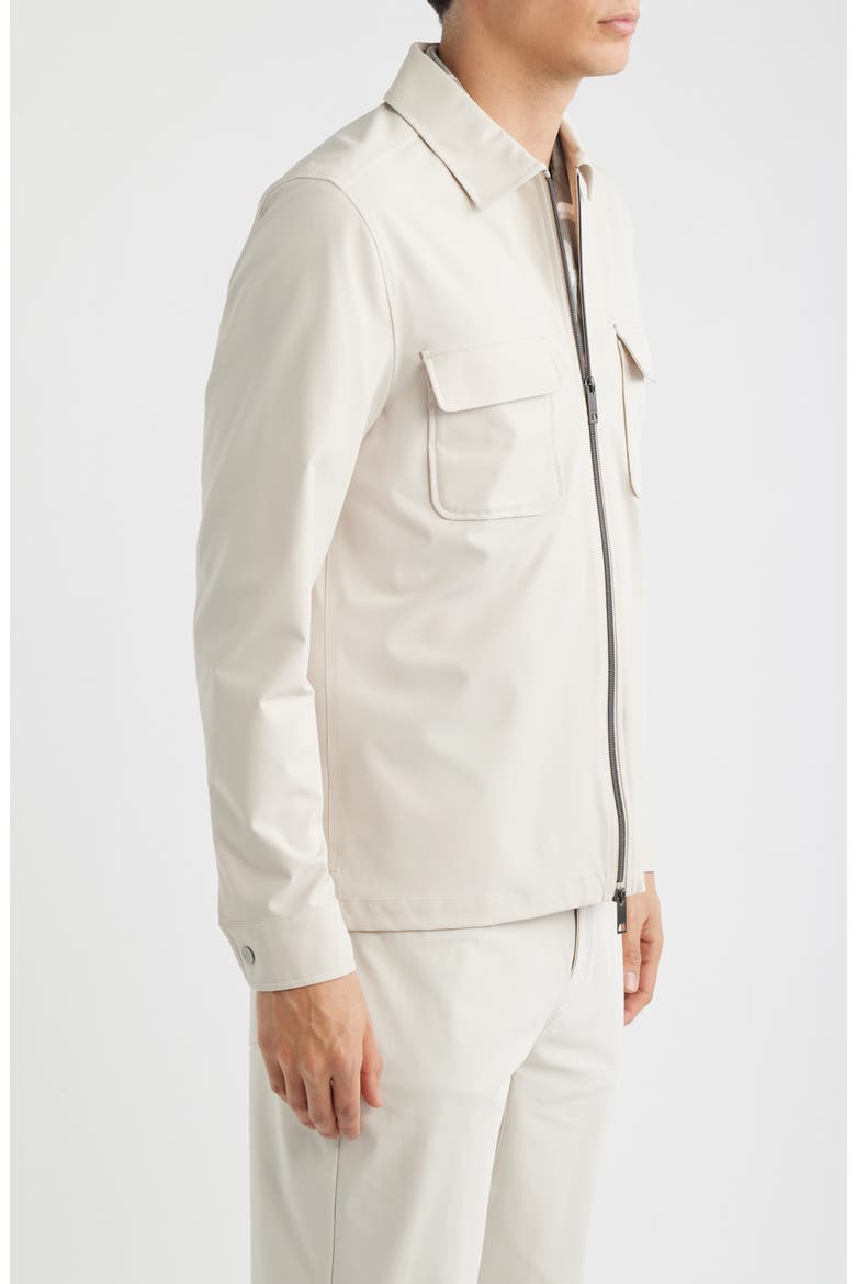 Ascend Zip-Up Shirt Jacket, Alternate, color, STONE