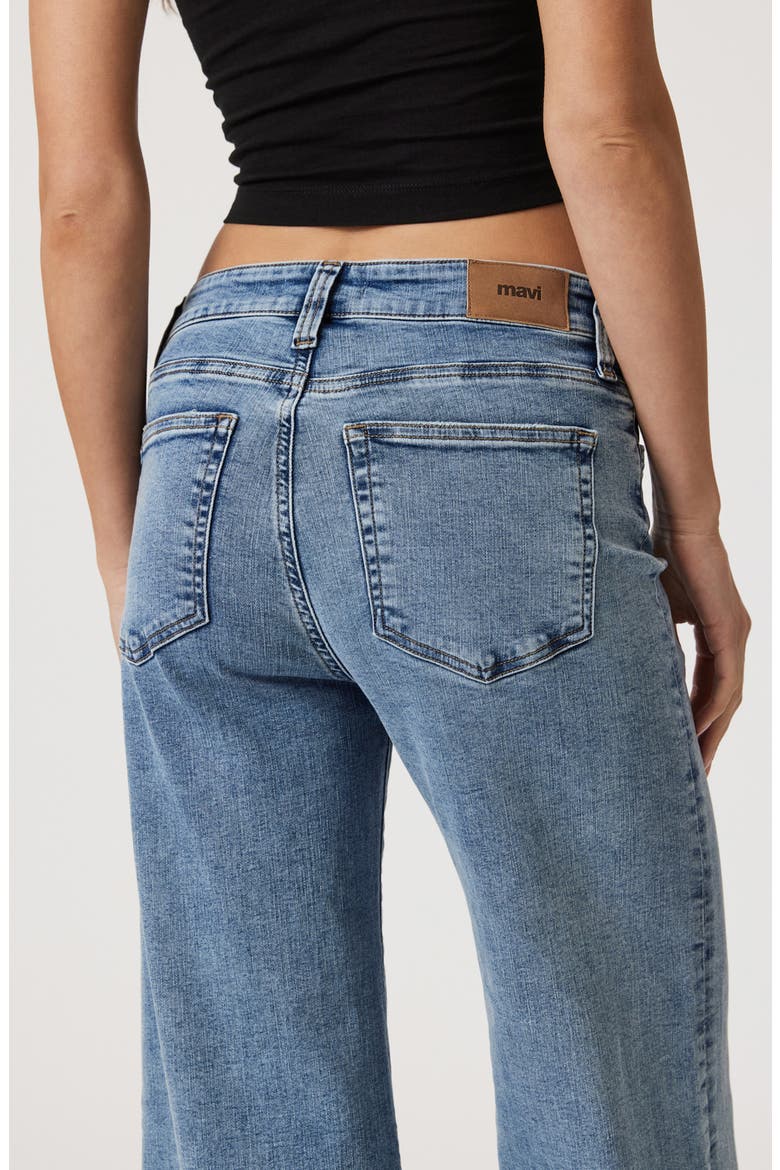 Paloma Raw Hem Wide Leg Jeans, Alternate, color, LIGHT BRUSHED TRIBECA