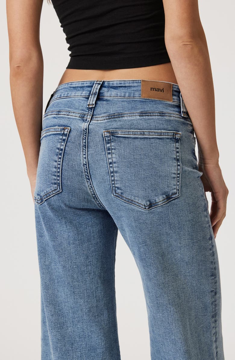 Mavi Jeans Paloma Raw Hem Wide Leg Jeans, Alternate, color,
