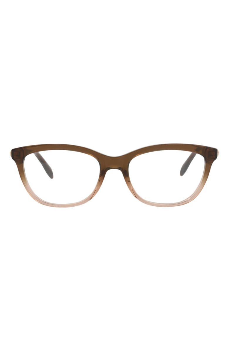 MCQ Optical Glasses, Main, color, Brown Brown Transparent