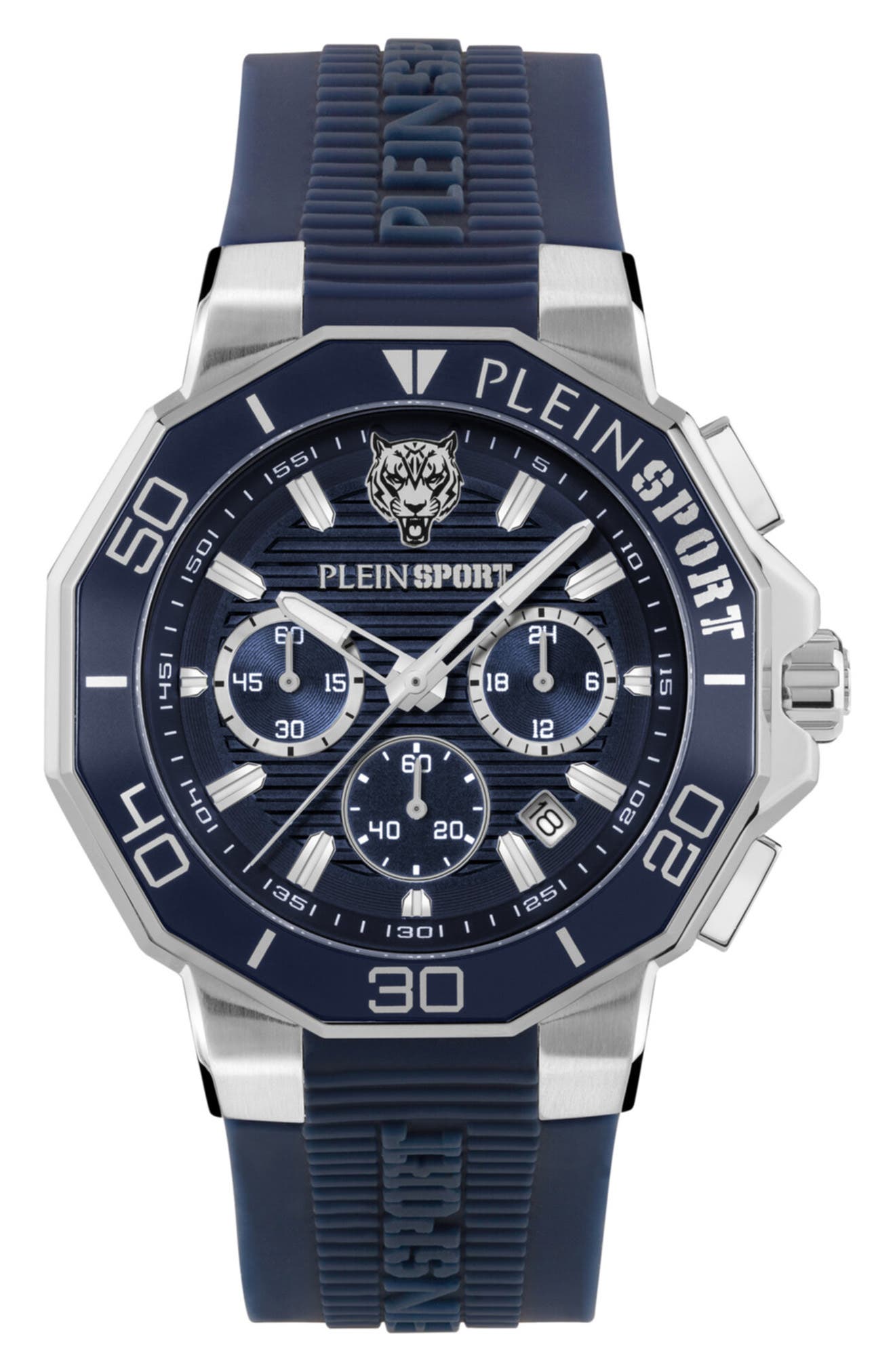 STAINLESS STEEL/BLUE