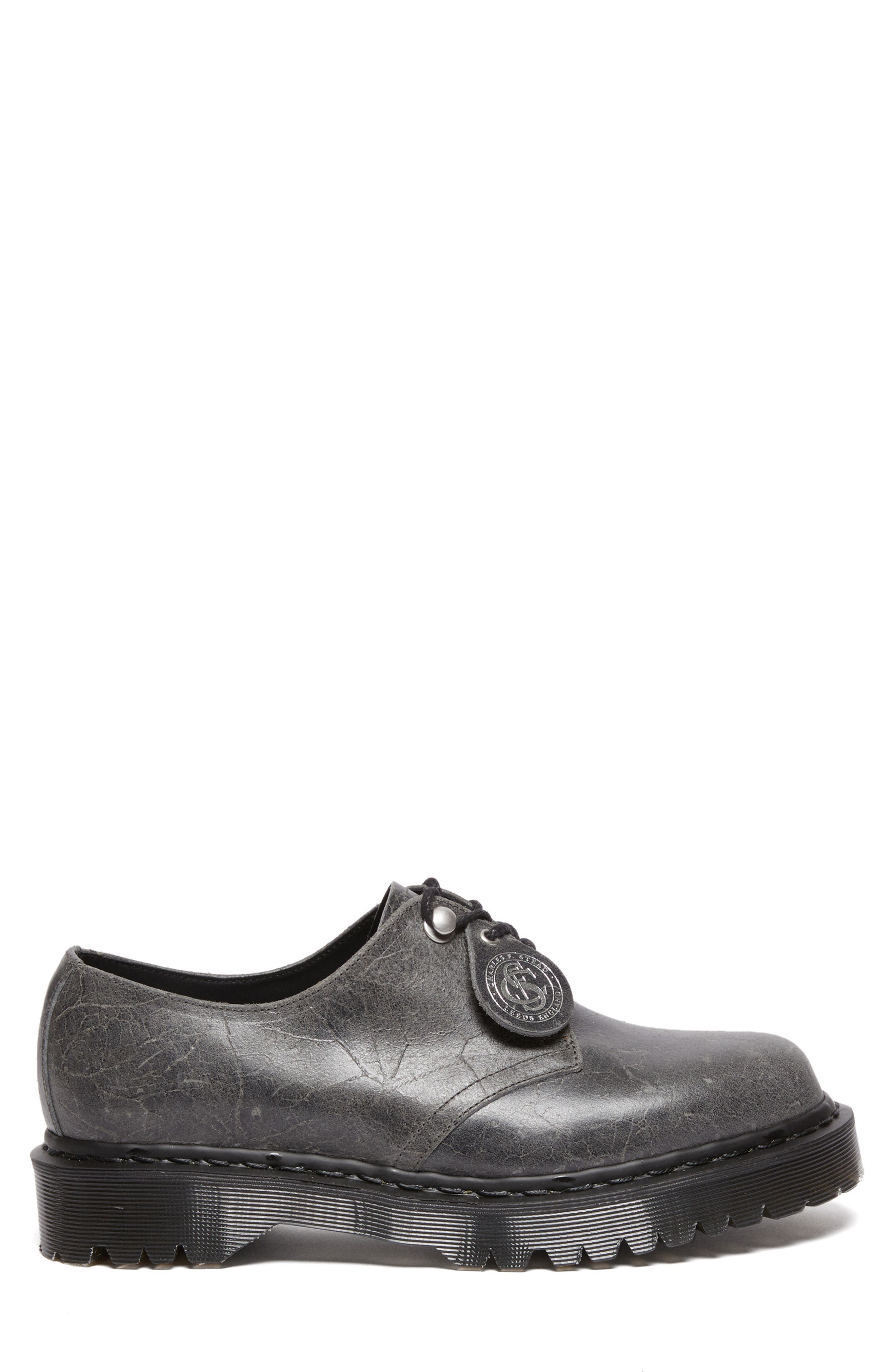 Dr. Martens 1461 Bex Mid Crazy Pull Up C.F. Stead Leather Derby, Alternate, color, 