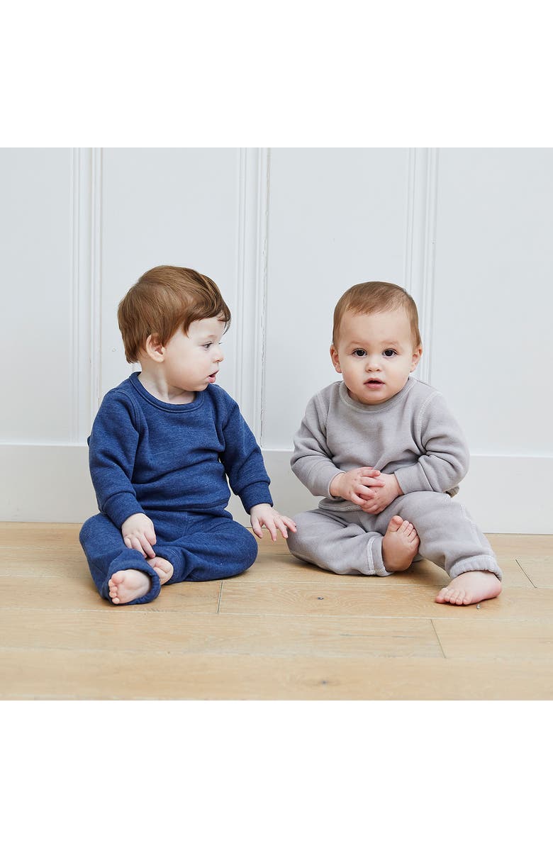 PAIGELAUREN Fleece Lounge Sweatshirt & Joggers Set, Alternate, color, 