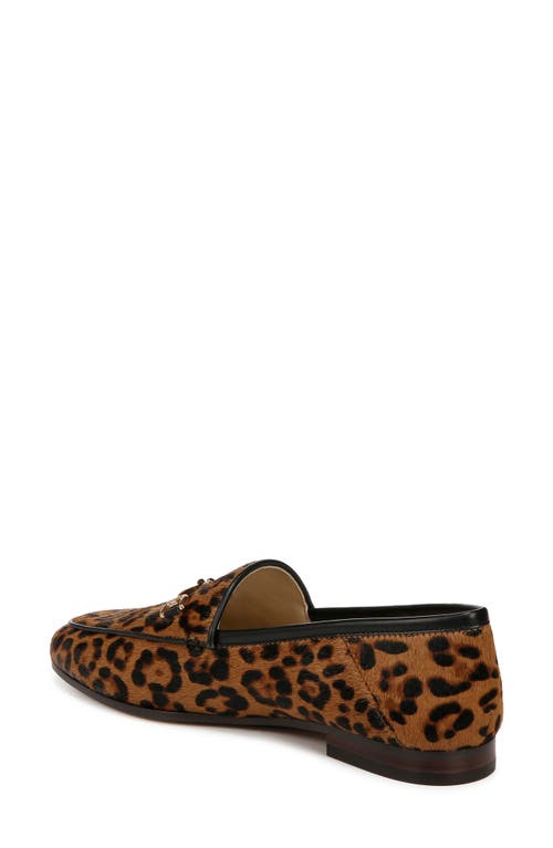 Sam Edelman Loraine Bit Loafer Granada Tan Leopard Leather In Granada Tan