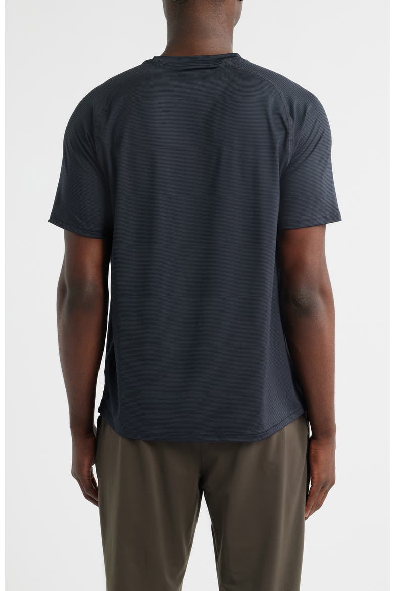 Perforated Training T-Shirt, Alternate, color, BLACK CAVIAR