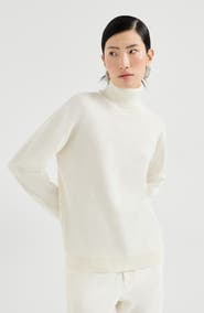 Brunello Cucinelli Cashmere sweater with monili