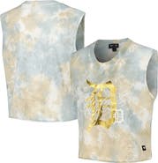 THE WILD COLLECTIVE Women's The Wild Collective White Detroit Tigers Washed Muscle Tank Top