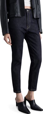 MANGO Claudia Crop Slim Fit Jeans