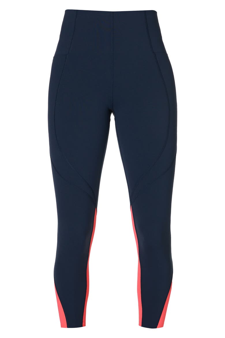 Power Ultrasculpt High Waist Pocket 7/8 Leggings, Alternate, color, CORALPINK