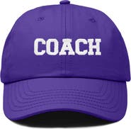 Dalix Coach Embroidered Sports Dad Cap