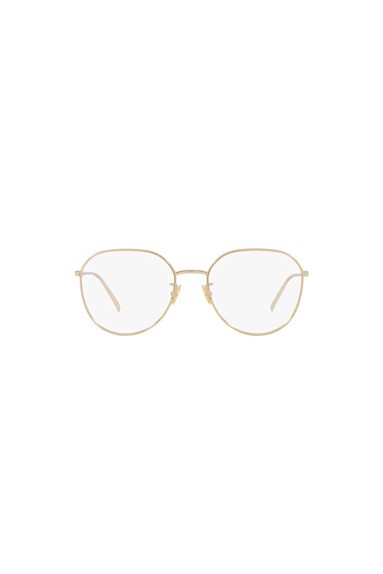 53mm Round optical glasses, Alternate, color, Gold
