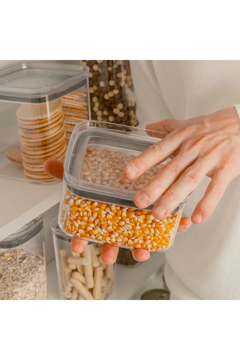 Clear Airtight Stackable Food Storage Container with Leak Proof Lid, Alternate, color, Clear