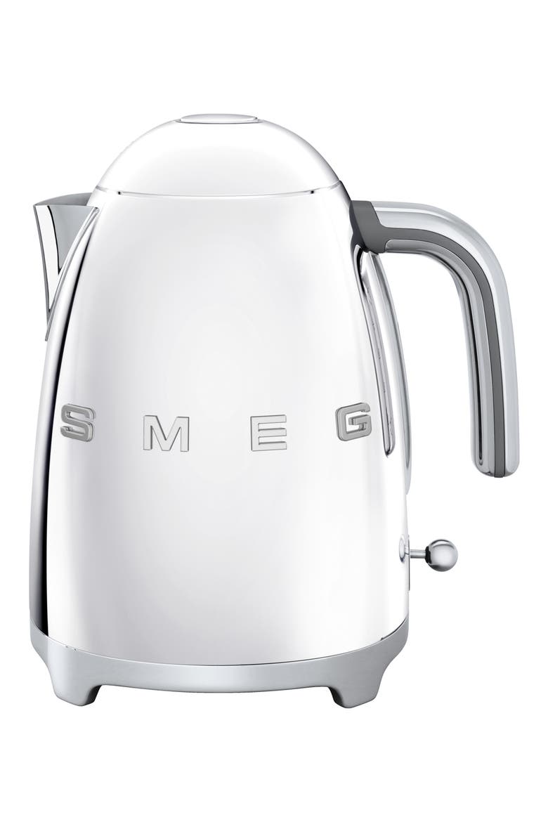 '50s Retro Style Electric Kettle, Main, color, POLISHED STAINLESS