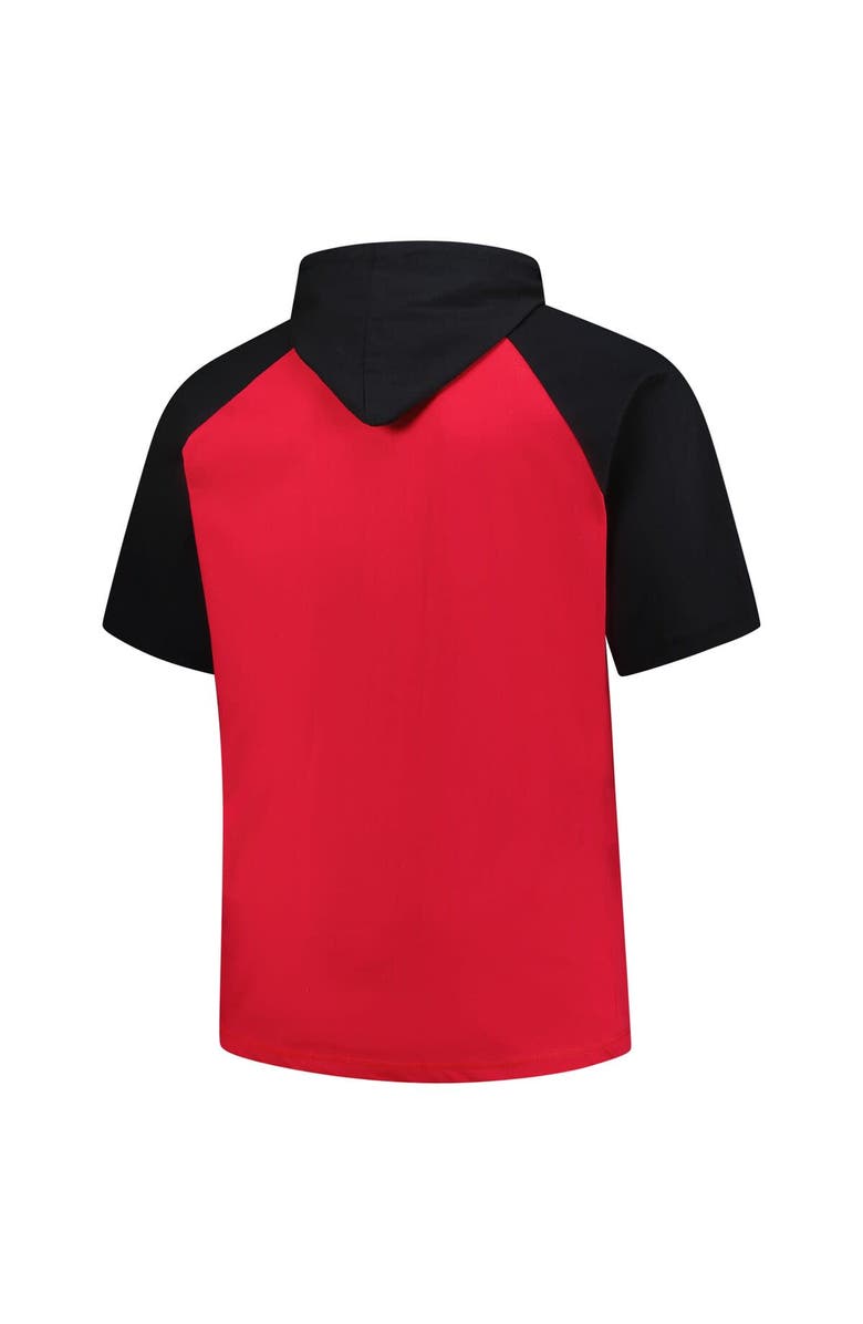 PROFILE Men's Profile Red Cincinnati Reds Big & Tall Short Sleeve Pullover Hoodie, Alternate, color, 