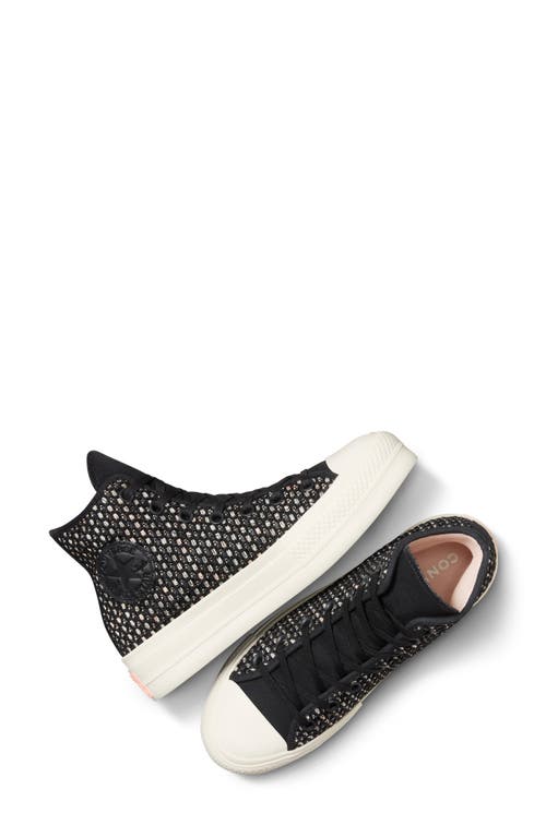 Converse Chuck Taylor® All Star® Lift High Top Sneaker In Black/egret/black