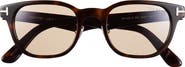 TOM FORD 49mm Square Sunglasses