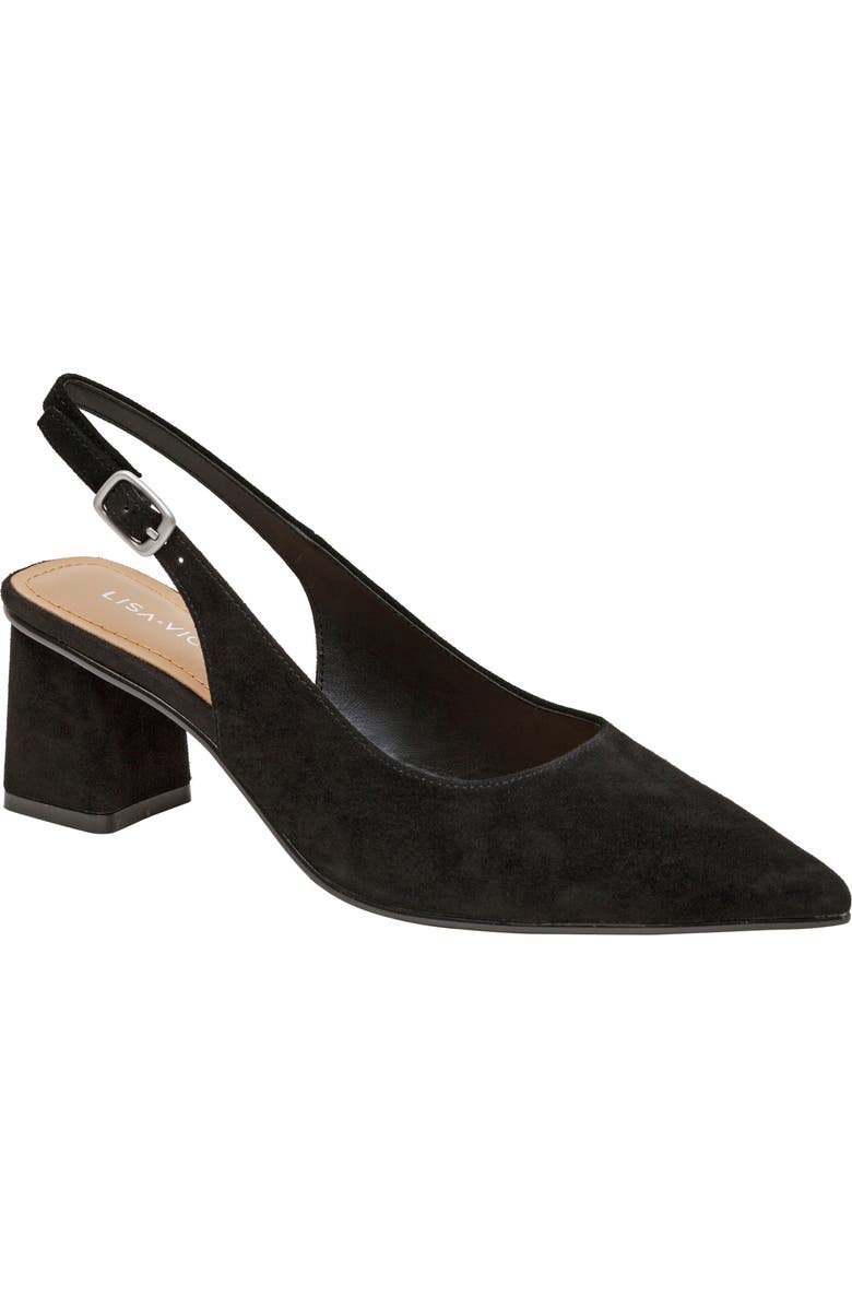 Lisa Vicky Zee Pointed Toe Slingback Pump, Main, color,