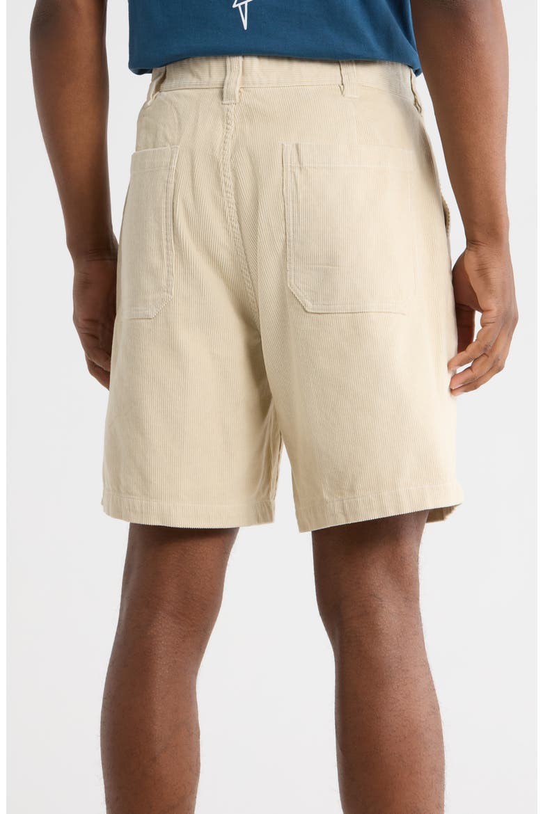 Daily Corduroy Shorts, Alternate, color, SILVER GREY FADED WASH