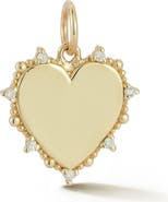 Ember Fine Jewelry 14K Gold Diamond Heart Charm