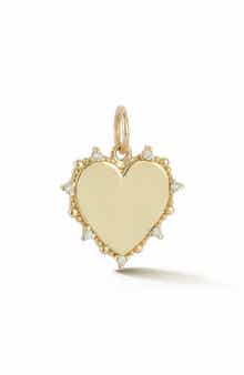 Ember Fine Jewelry 14K Gold Diamond Heart Charm