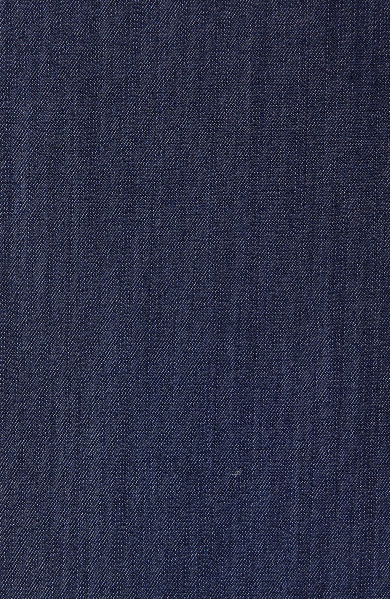 Tahari ASL Crop Denim Jacket, Alternate, color, Denim