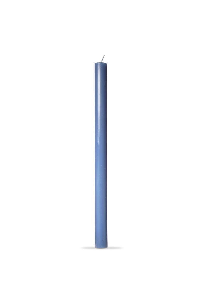 Set of 12 Color Studio Denim Blue Straight Candles, Alternate, color, Blue