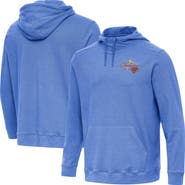 ANTIGUA Men's Antigua Heather Blue New York Knicks 2026 NBA Finals Champions Official Cloud Hoodie