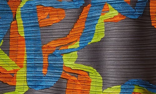 Issey Miyake Pleats Please Mix Pleated Skirt In Gray