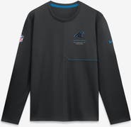 Nike Men's Nike Black Carolina Panthers Sideline Coaches UV Dri-FIT Long Sleeve Shirt