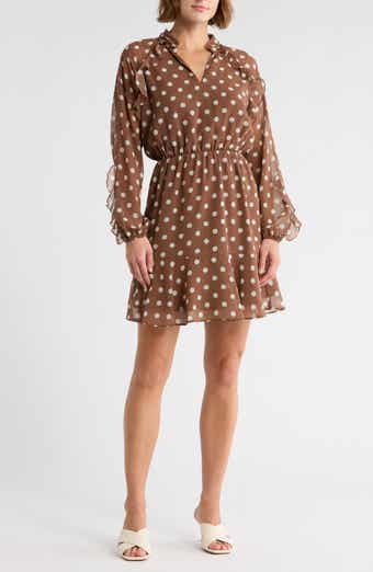 Hutch Rita Long Sleeve Chiffon Dress