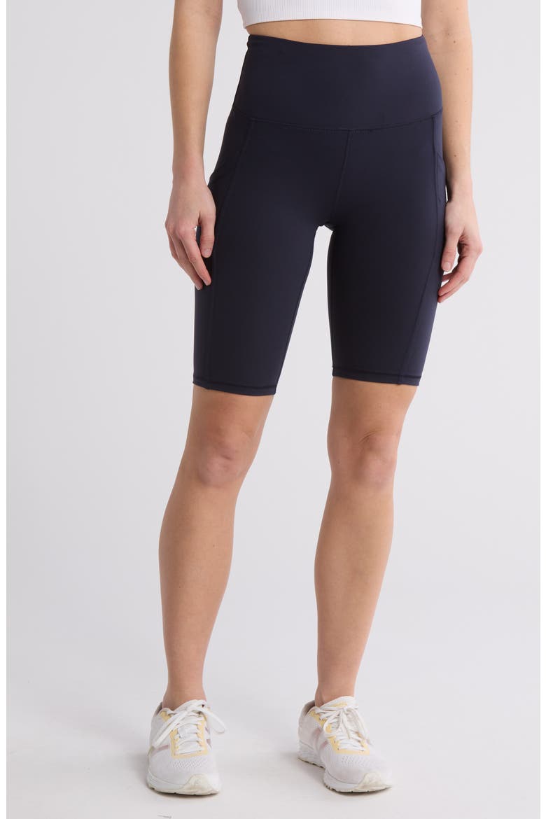 Olivia High Waist Shaping Bermuda Shorts, Main, color, MIDNIGHT BLUE